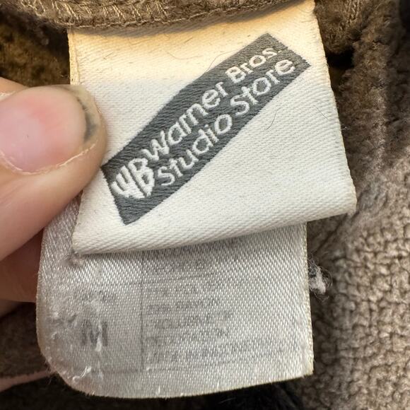 Warner Bros Looney Tunes Hoodie Embroidered Oversized Vintage 90s - Picture 7 of 8